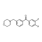 CAS#: 898792-30-8, (3,4-Difluorophenyl)[3-(4-morpholinylmethyl)phenyl]methanone