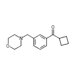 CAS#: 898792-38-6, Cyclobutyl[3-(4-morpholinylmethyl)phenyl]methanone