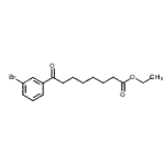 CAS#: 898792-73-9, Ethyl 8-(3-bromophenyl)-8-oxooctanoate