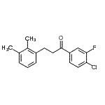 CAS 登录号：898792-92-2， 1-(4-氯-3-氟苯基)-3-(2,3-二甲基苯基)-1-丙酮