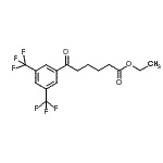 CAS#: 898792-97-7, Ethyl 6-[3,5-bis(trifluoromethyl)phenyl]-6-oxohexanoate