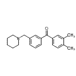 CAS#: 898793-20-9, (3,4-Dimethylphenyl)[3-(1-piperidinylmethyl)phenyl]methanone