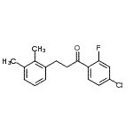 CAS 登录号：898793-21-0， 1-(4-氯-2-氟苯基)-3-(2,3-二甲基苯基)-1-丙酮