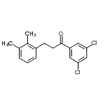 CAS 登录号：898793-31-2， 1-(3,5-二氯苯基)-3-(2,3-二甲基苯基)-1-丙酮