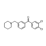 CAS#: 898793-54-9, (3,4-Dichlorophenyl)[3-(1-piperidinylmethyl)phenyl]methanone