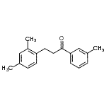 CAS 登录号：898793-55-0， 3-(2,4-二甲基苯基)-1-(3-甲基苯基)-1-丙酮