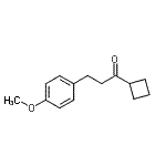 CAS 登录号：898793-78-7， 1-环丁基-3-(4-甲氧基苯基)-1-丙酮