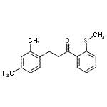 CAS 登录号：898793-79-8， 3-(2,4-二甲基苯基)-1-[2-(甲硫基)苯基]-1-丙酮