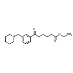 CAS#: 898793-80-1, Ethyl 6-oxo-6-[3-(1-piperidinylmethyl)phenyl]hexanoate
