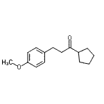 CAS 登录号：898793-81-2， 1-环戊基-3-(4-甲氧基苯基)-1-丙酮