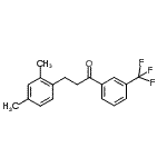 CAS 登录号：898794-32-6， 3-(2,4-二甲基苯基)-1-[3-(三氟甲基)苯基]-1-丙酮