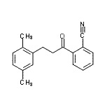 CAS 登录号：898794-86-0， 2-[3-(2,5-二甲基苯基)丙酰]苯甲腈