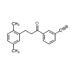 CAS#: 898794-88-2, 3-[3-(2,5-Dimethylphenyl)propanoyl]benzonitrile