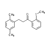CAS 登录号：898794-98-4， 3-(2,5-二甲基苯基)-1-[2-(甲硫基)苯基]-1-丙酮