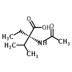 CAS#: 898814-79-4, (2S)-2-Acetamido-2-ethyl-3-methylbutanoic acid