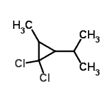 CAS#: 89891-44-1, 1,1-Dichloro-2-isopropyl-3-methylcyclopropane