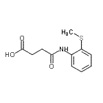 CAS#: 899016-21-8, 4-{[2-(Methylsulfanyl)phenyl]amino}-4-oxobutanoic acid