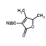 CAS#: 89910-47-4, 4,5-Dimethyl-2-oxo-2,5-dihydro-3-furancarbonitrile