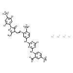 CAS#: 89923-42-2, Tetrasodium 2-({4-chloro-6-[(3-{[1-(2,5-dichloro-4-sulfonatophenyl)-3-methyl-5-oxo-4,5-dihydro-1H-pyrazol-4-yl]diazenyl}-4-sulfonatophenyl)amino]-1,3,5-triazin-2-yl}amino)-5-sulfonatobenzoate