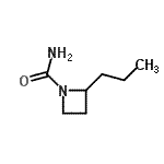 CAS#: 89940-75-0, 2-Propyl-1-azetidinecarboxamide
