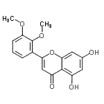 CAS#: 89971-01-7, 2-(2,3-Dimethoxyphenyl)-5,7-dihydroxy-4H-chromen-4-one