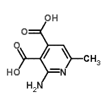 CAS#: 89977-05-9, 2-Amino-6-methyl-3,4-pyridinedicarboxylic acid