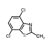 CAS#: 89978-25-6, 4,7-dichloro-2-methyl-1,3-benzothiazole
