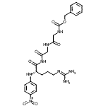 CAS 登录号：89991-62-8， N-[(苄氧基)羰基]甘氨酰-N-{(2S)-5-[(二氨基亚甲基)氨基]-2-[(4-硝基苯基)氨基]戊酰}甘氨酰胺