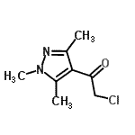 CAS#: 90002-88-3, 2-chloro-1-(1,3,5-trimethylpyrazol-4-yl)ethanone