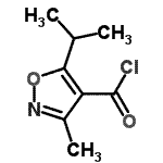 CAS 登录号：90006-55-6， 5-异丙基-3-甲基-异恶唑-4-甲酰氯