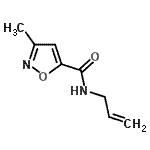 CAS#: 90007-19-5, N-Allyl-3-methyl-1,2-oxazole-5-carboxamide