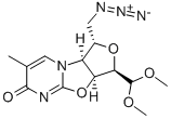 CAS#: 900513-67-9, 6alpha-Deoxy-6alpha-Azido-4alpha-Deoxy-4alpha-(Thymin-1-Yl)-2,3alpha:2alpha,5alpha-Dianhydro-L-Altrofuranose Dimethyl Acetal