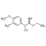 CAS#: 900571-79-1, Ethyl 2-hydroxy-2-(4-methoxy-3-methylphenyl)ethanimidate