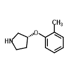 CAS#: 900572-41-0, (3R)-3-(2-Methylphenoxy)pyrrolidine