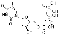 CAS#: 90094-77-2, alpha,beta,beta,gamma-Dimethylenedeoxythymidine 5'-triphosphate