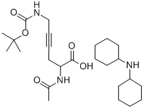 CAS#: 90102-79-7, DL-2-Acetamido-6-(Boc-Amino)-4-Hexynoic Acid Dcha