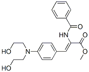CAS#: 90102-86-6, Methyl 2-benzamido-3-[4-(bis(2-hydroxyethyl)amino)phenyl]prop-2-enoate