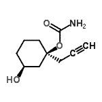 CAS 登录号：90105-76-3， (1S,3S)-3-羟基-1-(2-丙炔-1-基)环己基氨基甲酸酯