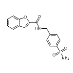CAS#: 90141-25-6, N-(4-Sulfamoylbenzyl)-1-benzofuran-2-carboxamide