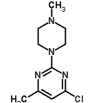 CAS#: 901586-52-5, 4-Chloro-6-methyl-2-(4-methyl-1-piperazinyl)pyrimidine