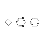 CAS#: 90253-40-0, 5-Cyclobutyl-2-phenylpyrimidine