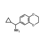 CAS#: 902742-37-4, 1-Cyclopropyl-1-(2,3-dihydro-1,4-benzodioxin-6-yl)methanamine