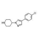 CAS#: 902836-38-8, 4-[4-(4-Chlorophenyl)-1H-pyrazol-1-yl]piperidine