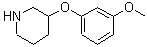 CAS#: 902837-25-6, 3-(3-Methoxyphenoxy)piperidine