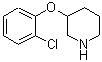 CAS#: 902837-29-0, 3-(2-Chlorophenoxy)piperidine