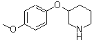 CAS#: 902837-31-4, 3-(4-Methoxyphenoxy)piperidine