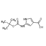 CAS#: 903094-18-8, 5-({[(2-Methyl-2-propanyl)oxy]carbonyl}amino)-1H-pyrrole-3-carboxylic acid