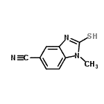 CAS#: 90323-39-0, 1-Methyl-2-thioxo-2,3-dihydro-1H-benzimidazole-5-carbonitrile
