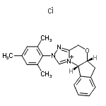 CAS#: 903571-02-8, (5aR,10bS)-2-Mesityl-2,5a,6,10b-tetrahydro-4H-indeno[2,1-b][1,2,4]triazolo[4,3-d][1,4]oxazin-11-ium chloride