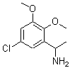 CAS#: 903581-03-3, 1-(5-Chloro-2,3-dimethoxyphenyl)ethanamine